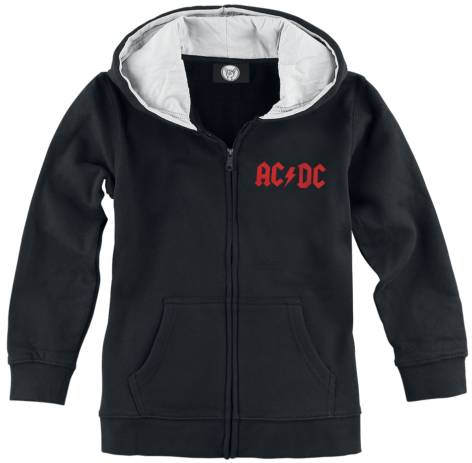 Vestes à capuches pour enfants  de AC/DC - Metal-Kids - Black Ice - 92 à 164 - pour Enfants - noir - AC/DC - View 2