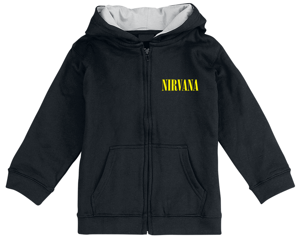 Vestes à capuches pour enfants  de Nirvana - Metal Kids - Logo - 92 à 128 - pour Enfants - noir - Nirvana - View 2