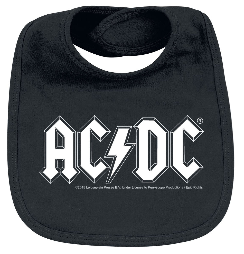 Bavoir  de AC/DC - Metal-Kids - Logo - pour filles & garçonse - noir - AC/DC