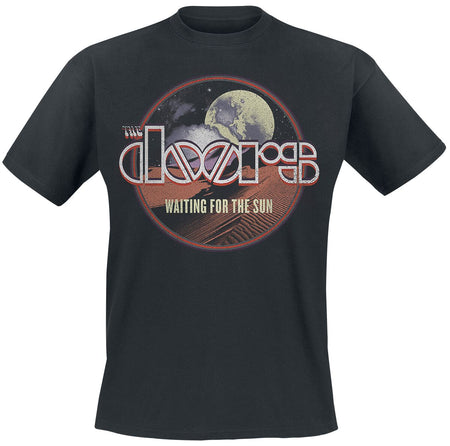 T-Shirt Manches courtes  de The Doors - Waiting For The Sun - S à XXL - pour Homme - noir - The Doors