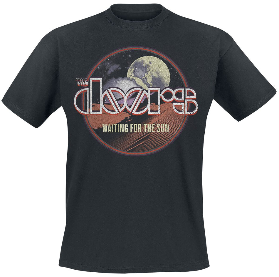 T-Shirt Manches courtes  de The Doors - Waiting For The Sun - S à XXL - pour Homme - noir - The Doors