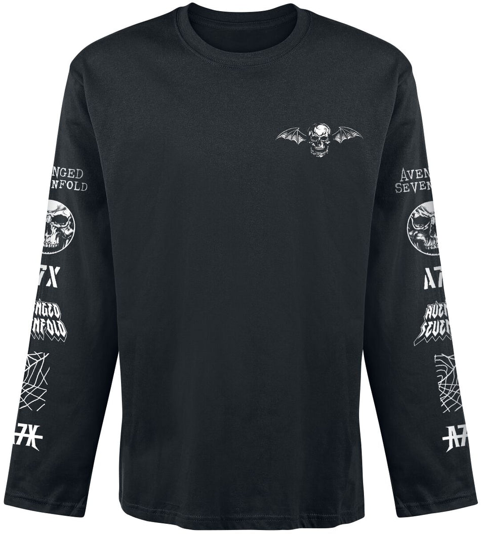 T-shirt manches longues  de Avenged Sevenfold - Logo - S à XXL - pour Homme - noir - Avenged Sevenfold