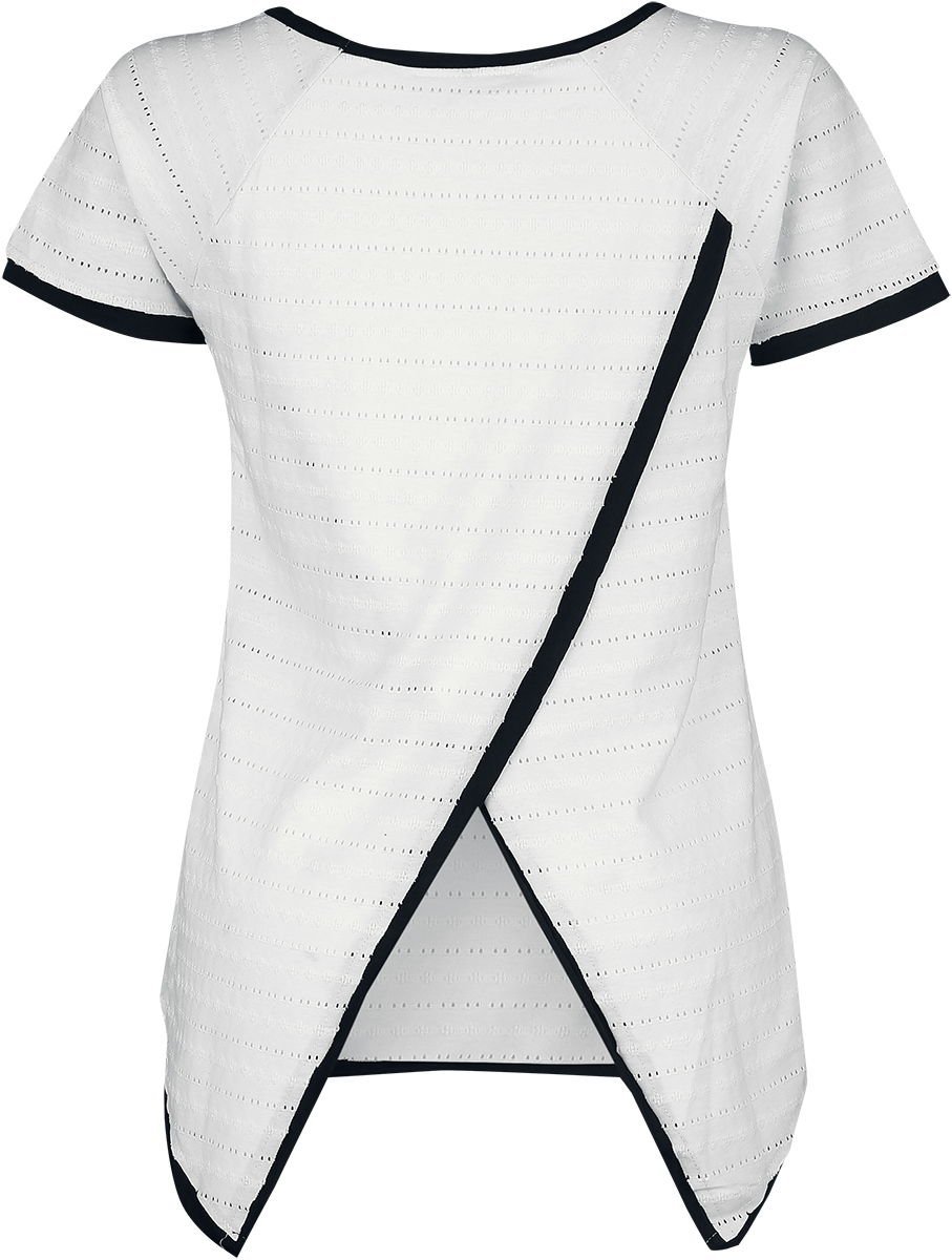 T-Shirt Manches courtes  de Innocent - Samenta Top - S à 4XL - pour Femme - blanc/noir - innocent - View 2