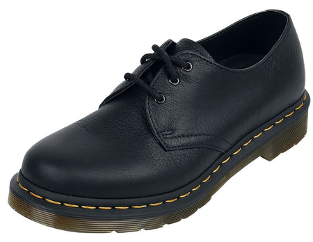 Chaussures à lacets Rockabilly de Dr. Martens - 1461 Virginia Black Virginia - EU36 à EU42 - pour Femme - noir - Dr. Martens