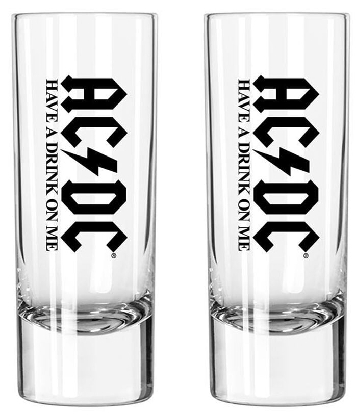 Lot de verres à shots  de AC/DC - Have A Drink On Me - pour Unisexe - transparent - AC/DC