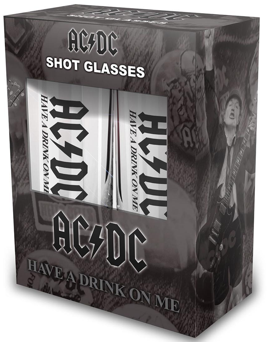 Lot de verres à shots  de AC/DC - Have A Drink On Me - pour Unisexe - transparent - AC/DC - View 2