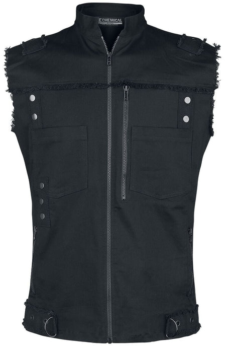 Veste Gothic de Chemical Black - Veston Rafi - M à XL - pour Homme - noir - Chemical Black