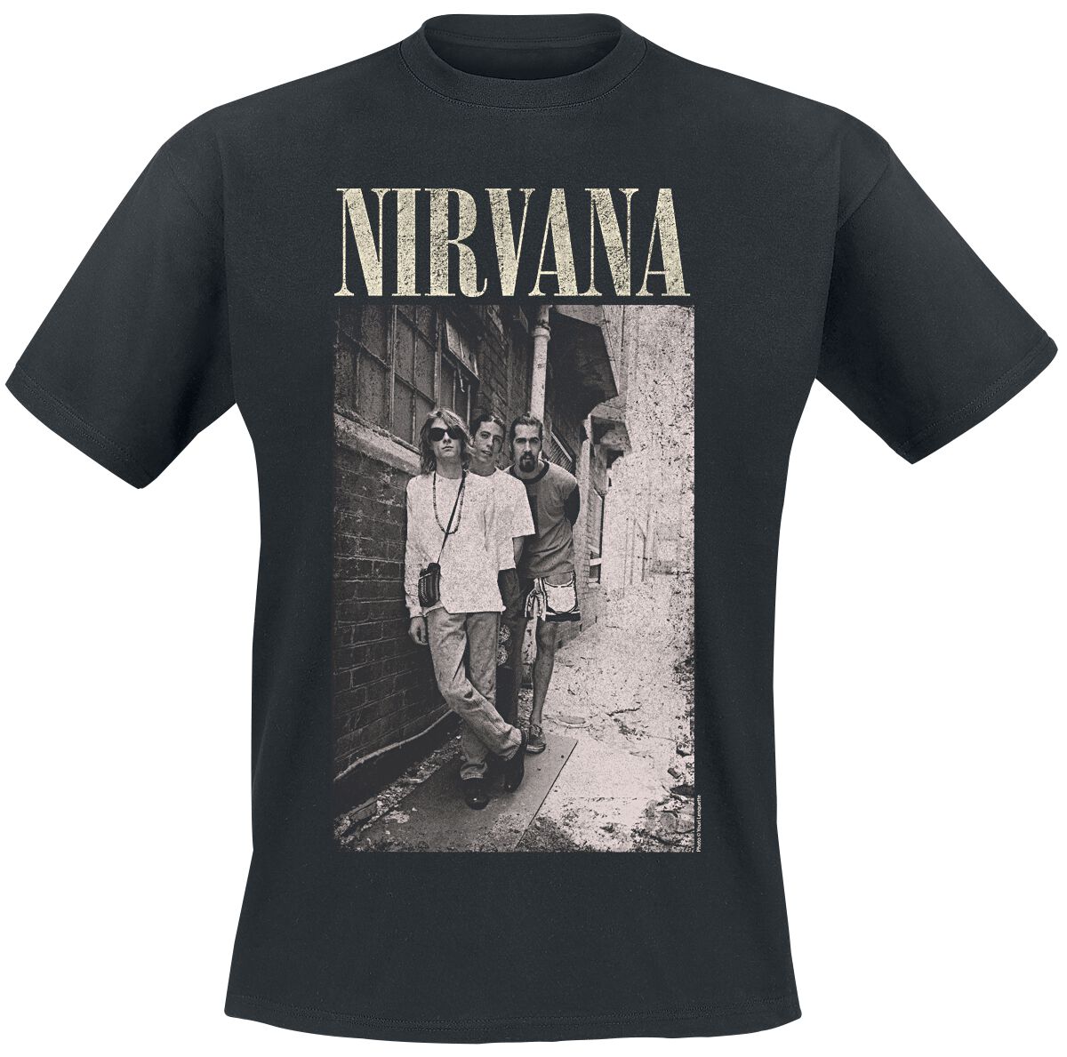 T-Shirt Manches courtes  de Nirvana - Alleyway - S à XXL - pour Homme - noir - Nirvana