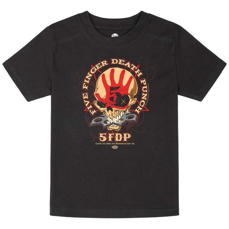 T-shirt  de Five Finger Death Punch - Metal-Kids - Knucklehead Kids - 92 à 164 - pour Enfants - noir - Five Finger Death Punch