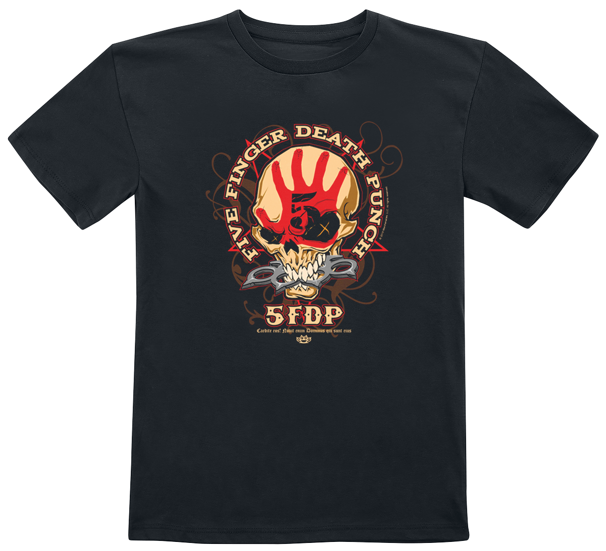 T-shirt  de Five Finger Death Punch - Metal-Kids - Knucklehead Kids - 92 à 164 - pour Enfants - noir - Five Finger Death Punch - View 2