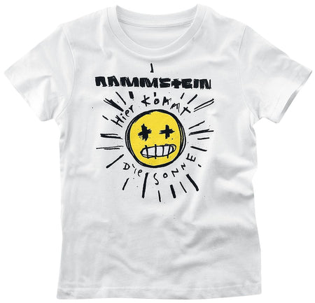T-shirt  de Rammstein - Kids - Sonne - 98/104 à 134/146 - pour filles & garçonse - blanc - Rammstein