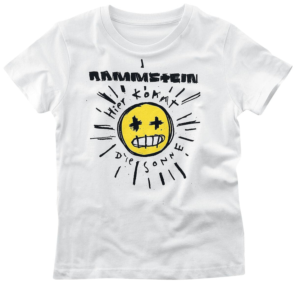 T-shirt  de Rammstein - Kids - Sonne - 98/104 à 134/146 - pour filles & garçonse - blanc - Rammstein