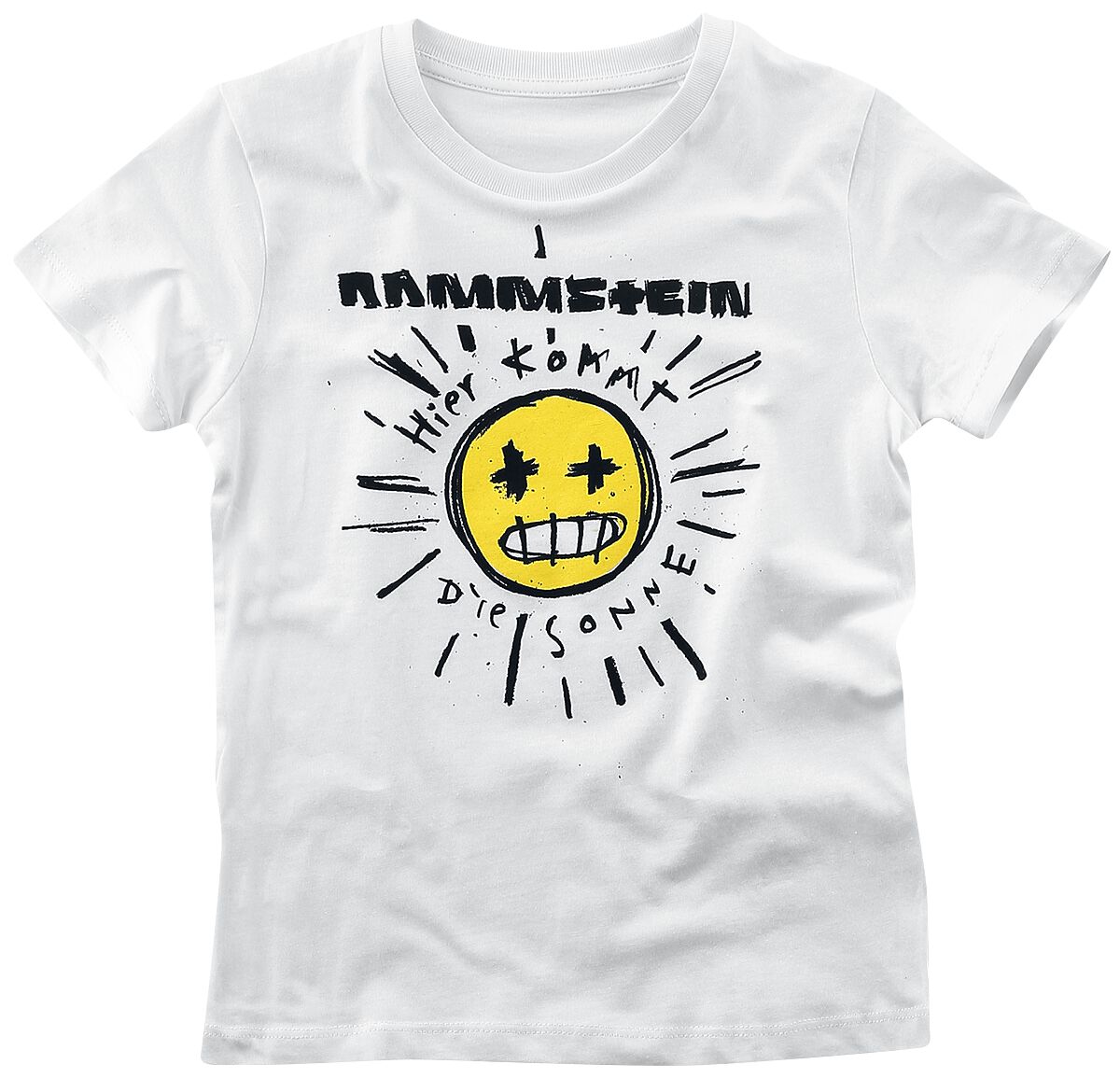T-shirt  de Rammstein - Kids - Sonne - 122/128 à 134/146 - pour filles & garçonse - blanc - Rammstein