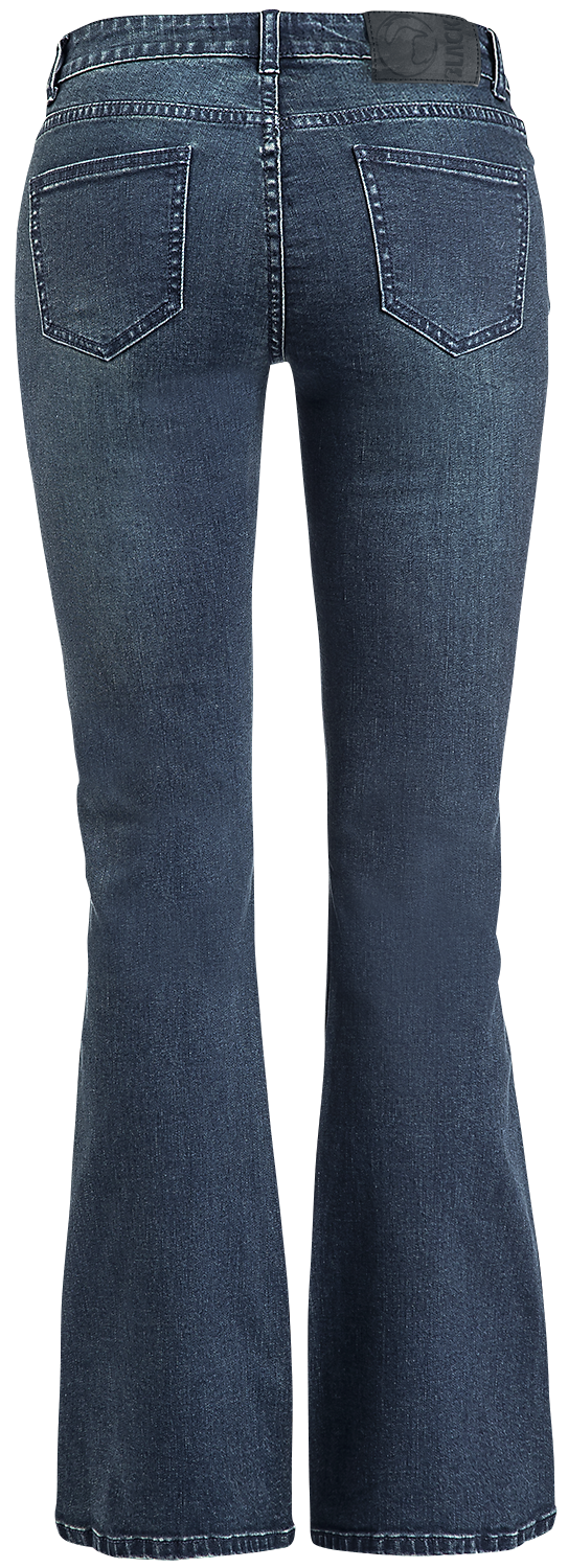 Jean  de Black Premium by EMP - Grace - Jean Bleu Foncé Évasé - W26L32 à W40L34 - pour Femme - bleu - Black Premium by EMP - View 2