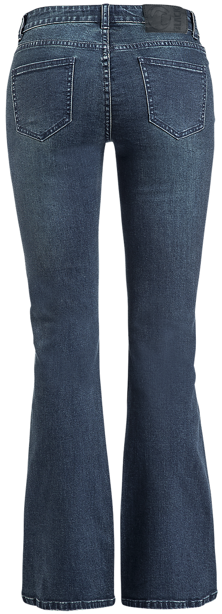 Jean  de Black Premium by EMP - Grace - Jean Bleu Foncé Évasé - W26L32 à W40L34 - pour Femme - bleu - Black Premium by EMP - View 2