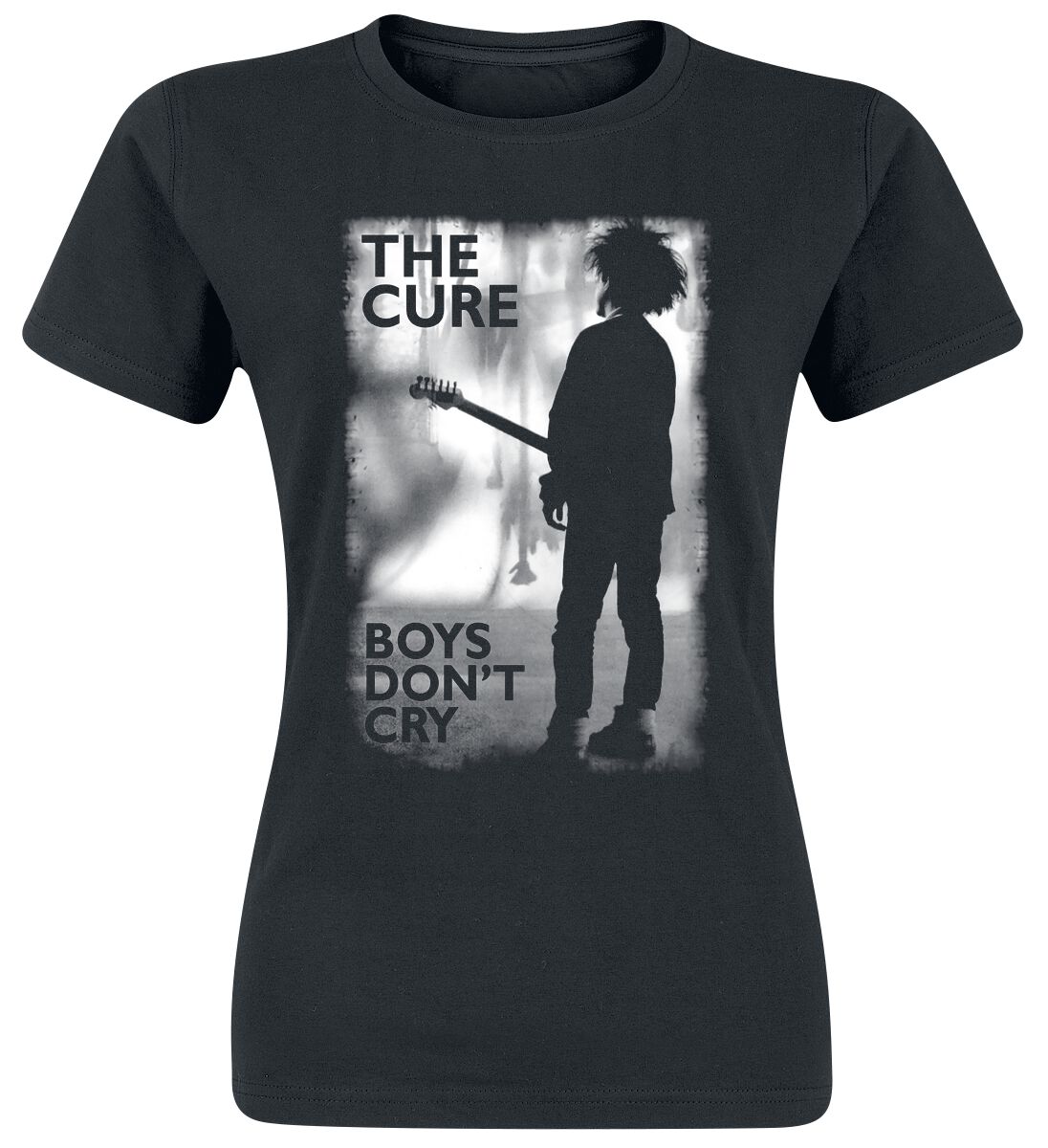 T-Shirt Manches courtes  de The Cure - Boys Don't Cry - S à XXL - pour Femme - noir - The Cure