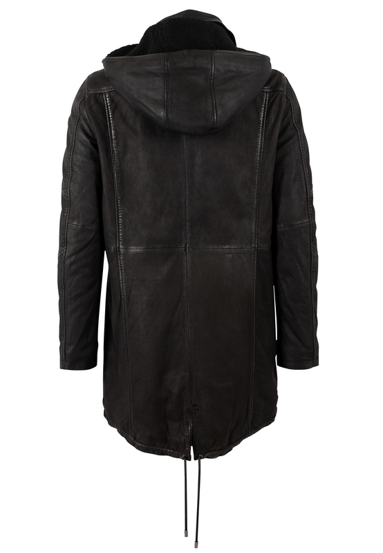 Manteau en cuir  de Mauritius - GBEsmond LCOUNTVW - L à 3XL - pour Homme - noir - Mauritius - View 2