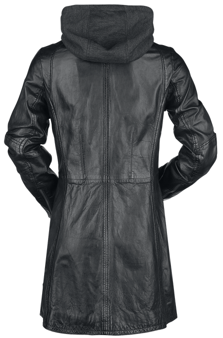 Manteau en cuir  de Gipsy - GGJandra Lamas - XS à XXL - pour Femme - noir - gipsy - View 2