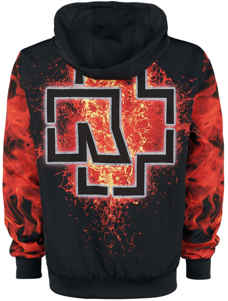 Coupe-vent  de Rammstein - Logo - S à 5XL - pour Homme - noir/rouge - Rammstein - View 2