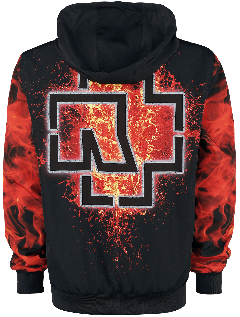Coupe-vent  de Rammstein - Logo - S à 5XL - pour Homme - noir/rouge - Rammstein - View 2