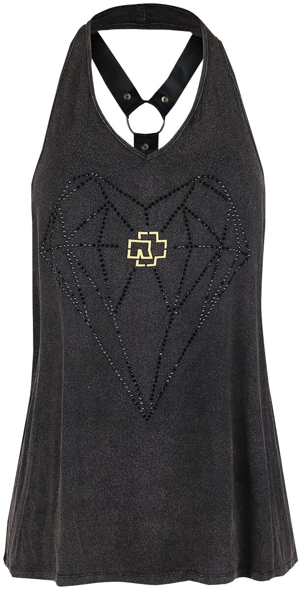 Débardeur  de Rammstein - Diamant - S à XXL - pour Femme - gris/marron - Rammstein