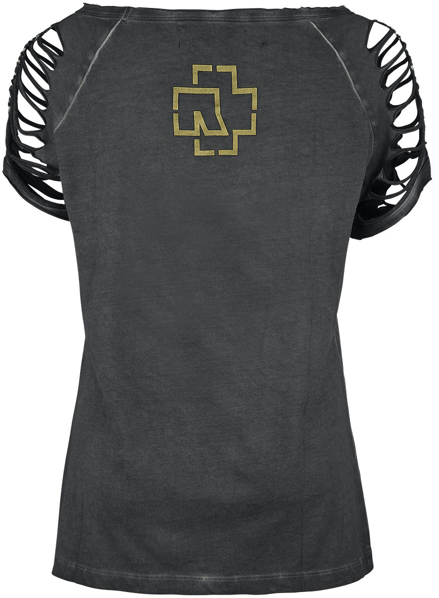 T-Shirt Manches courtes  de Rammstein - Diamant - S à 5XL - pour Femme - gris foncé - Rammstein - View 2