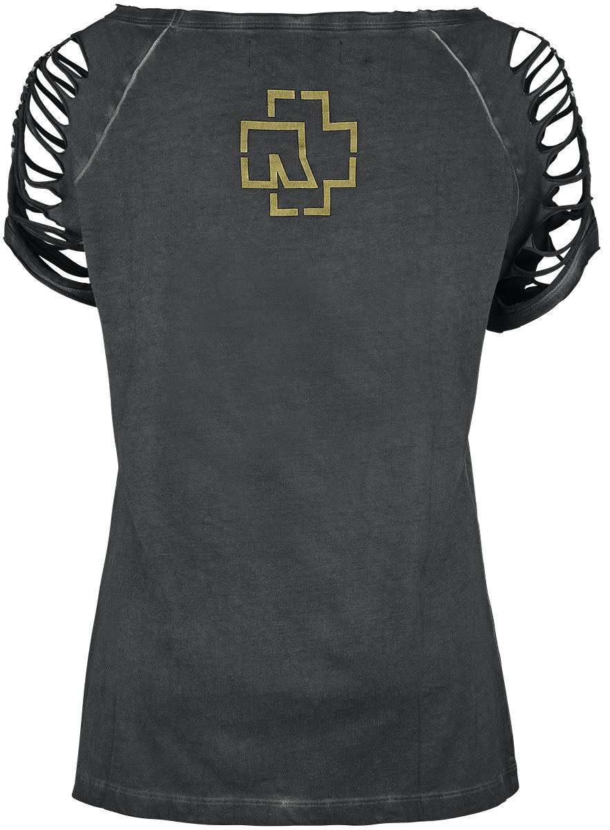 T-Shirt Manches courtes  de Rammstein - Diamant - S à 5XL - pour Femme - gris foncé - Rammstein - View 2