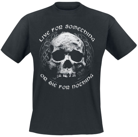 T-Shirt Manches courtes Gothic de Live for Something - M à 4XL - pour Homme - noir - Live for Something