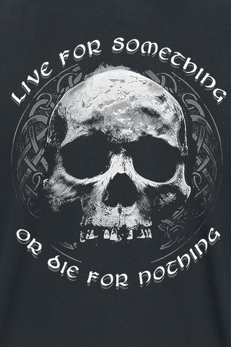 T-Shirt Manches courtes Gothic de Live for Something - M à 4XL - pour Homme - noir - Live for Something - View 2