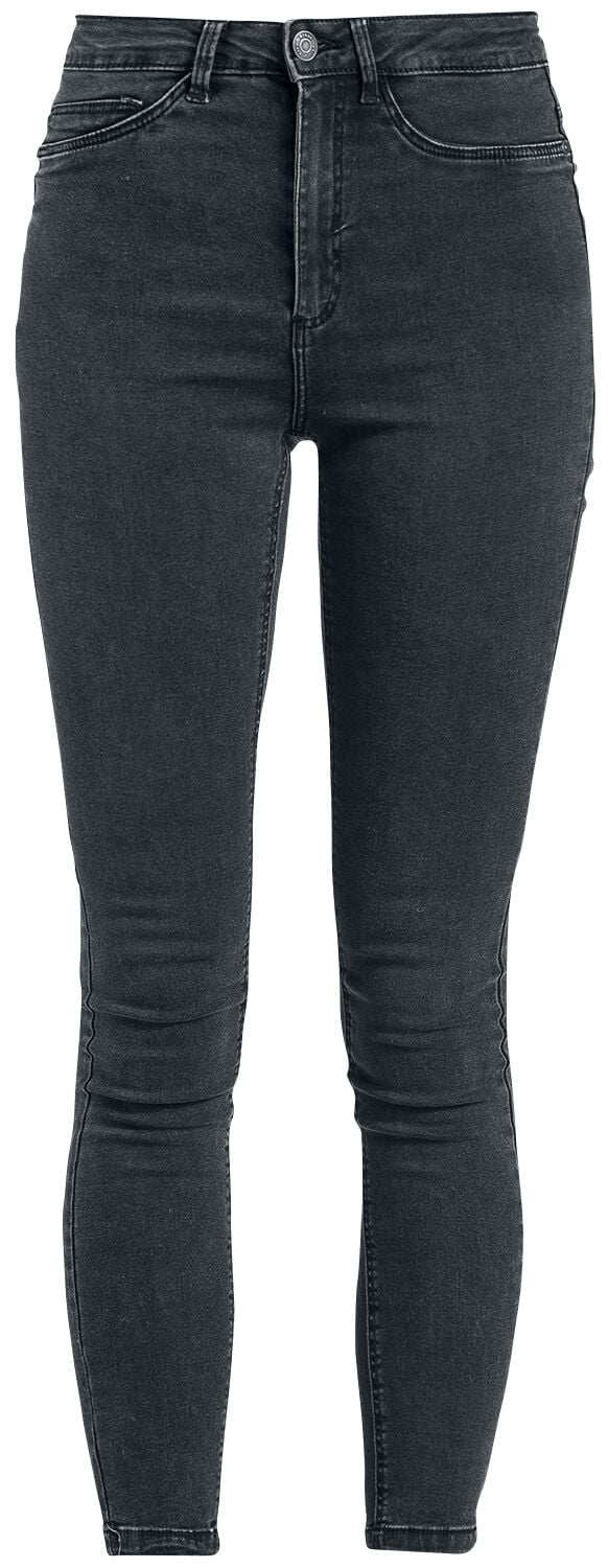 Jean  de Noisy May - Jean Skinny Callie HW - W25L30 à W34L34 - pour Femme - gris foncé - Noisy May