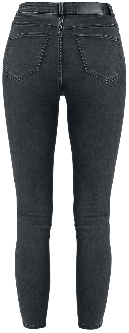 Jean  de Noisy May - Jean Skinny Callie HW - W25L30 à W34L34 - pour Femme - gris foncé - Noisy May - View 2