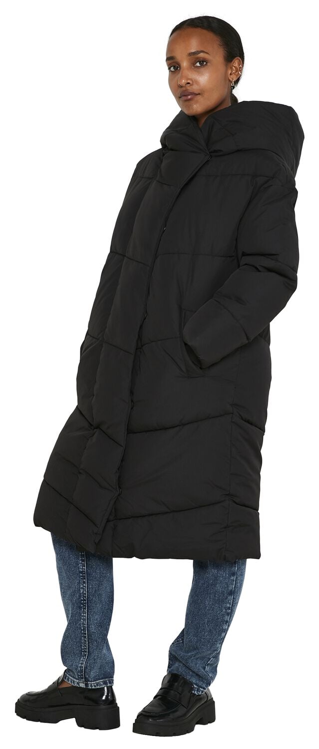 Manteau d'hiver  de Noisy May - Veste Longue Tally - XS à XL - pour Femme - noir - Noisy May