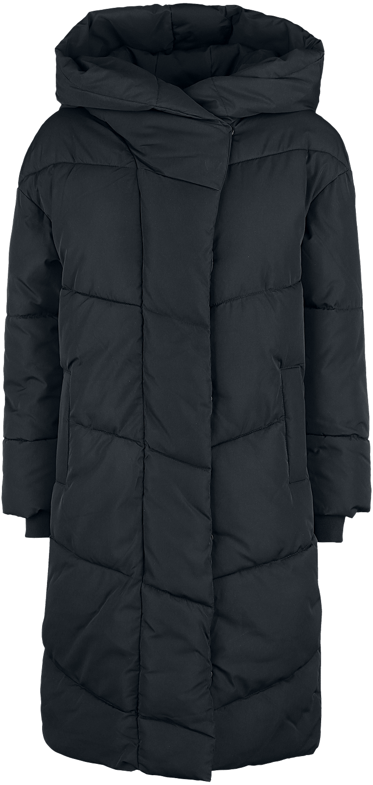 Manteau d'hiver  de Noisy May - Veste Longue Tally - XS à XL - pour Femme - noir - Noisy May - View 2