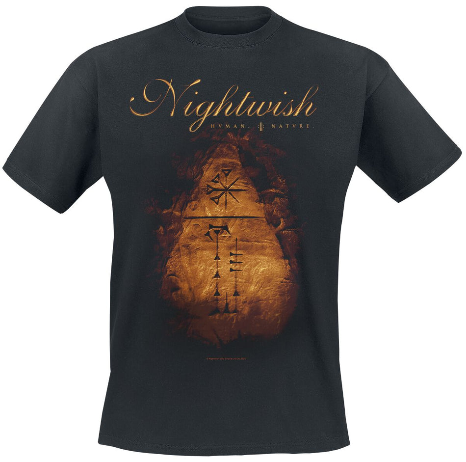 T-Shirt Manches courtes  de Nightwish - Human. :||: Nature. - S à XXL - pour Homme - noir - Nightwish