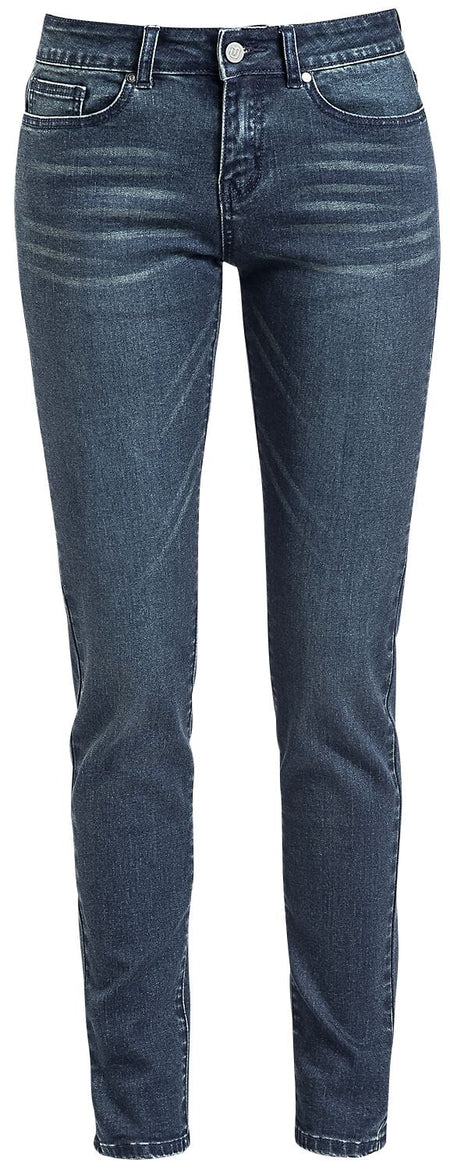 Jean  de RED by EMP - Skarlett Bleu Léger Délavage - W26L32 à W38L34 - pour Femme - bleu - RED by EMP