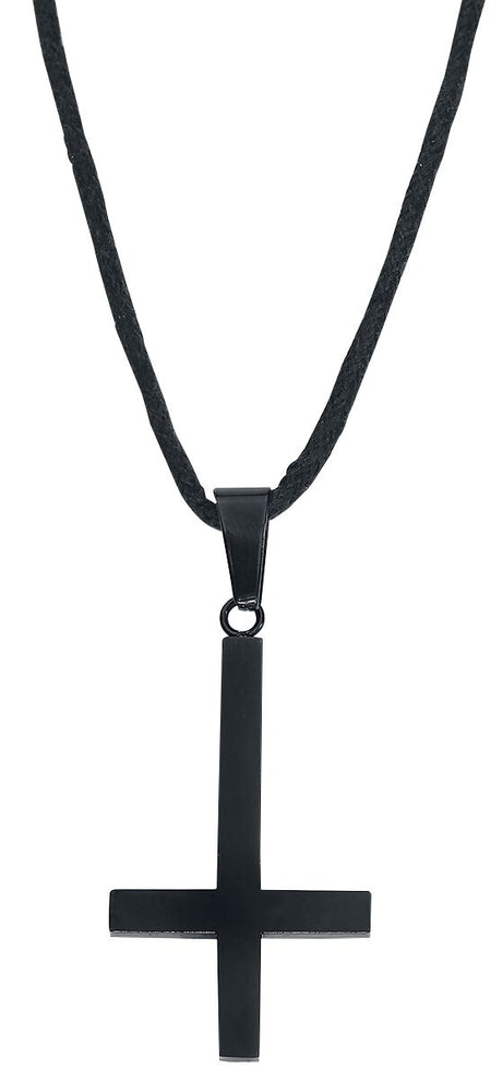 Collier Gothic de etNox - Croix - pour Unisexe - noir - etNox