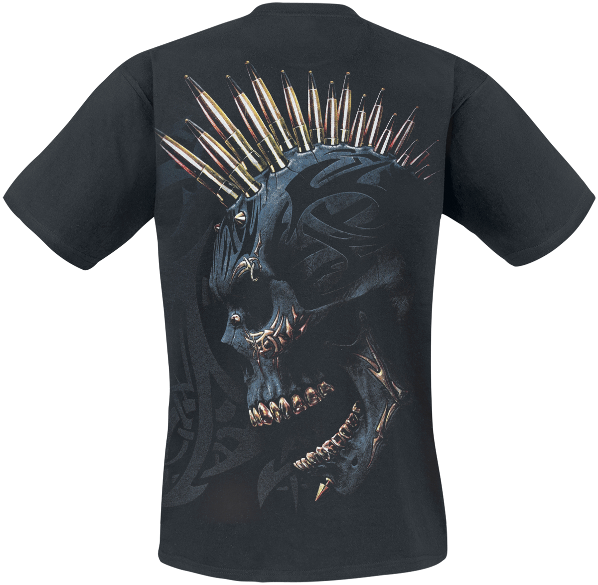 T-Shirt Manches courtes Gothic de Spiral - Black Gold - S à 4XL - pour Homme - noir - Spiral - View 2