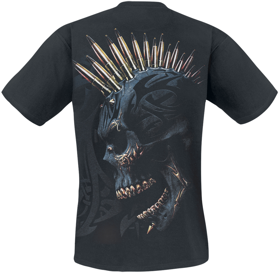 T-Shirt Manches courtes Gothic de Spiral - Black Gold - S à 4XL - pour Homme - noir - Spiral - View 2