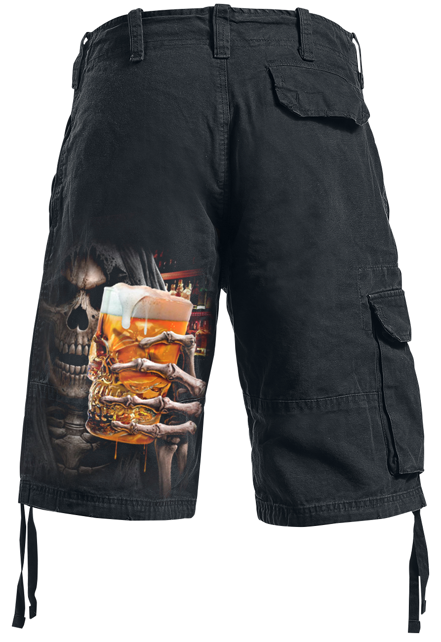 Short Gothic de Spiral - Live Loud - S à XXL - pour Homme - noir - Spiral - View 2