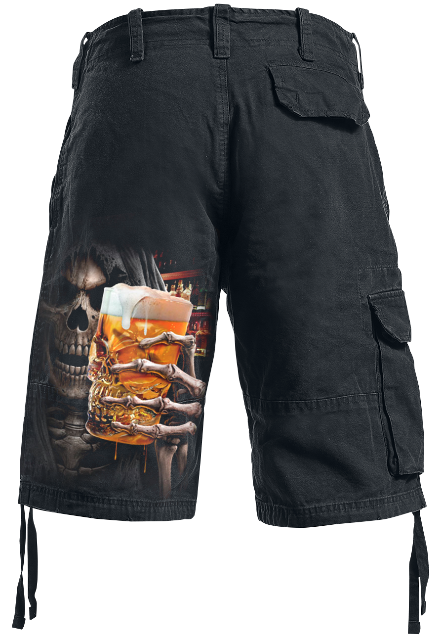 Short Gothic de Spiral - Live Loud - S à XXL - pour Homme - noir - Spiral - View 2