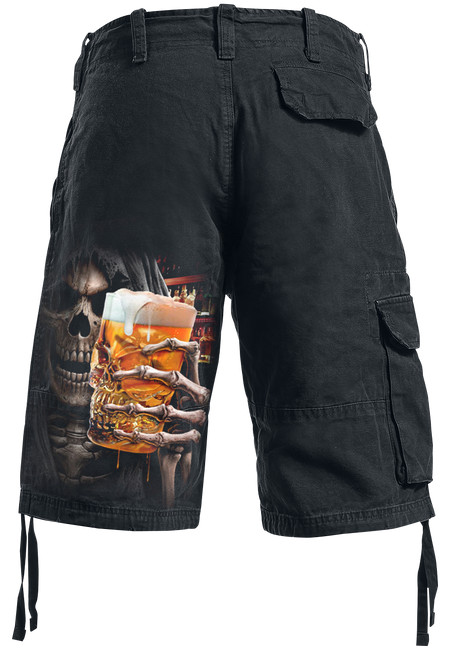 Short Gothic de Spiral - Live Loud - S à XXL - pour Homme - noir - Spiral - View 2