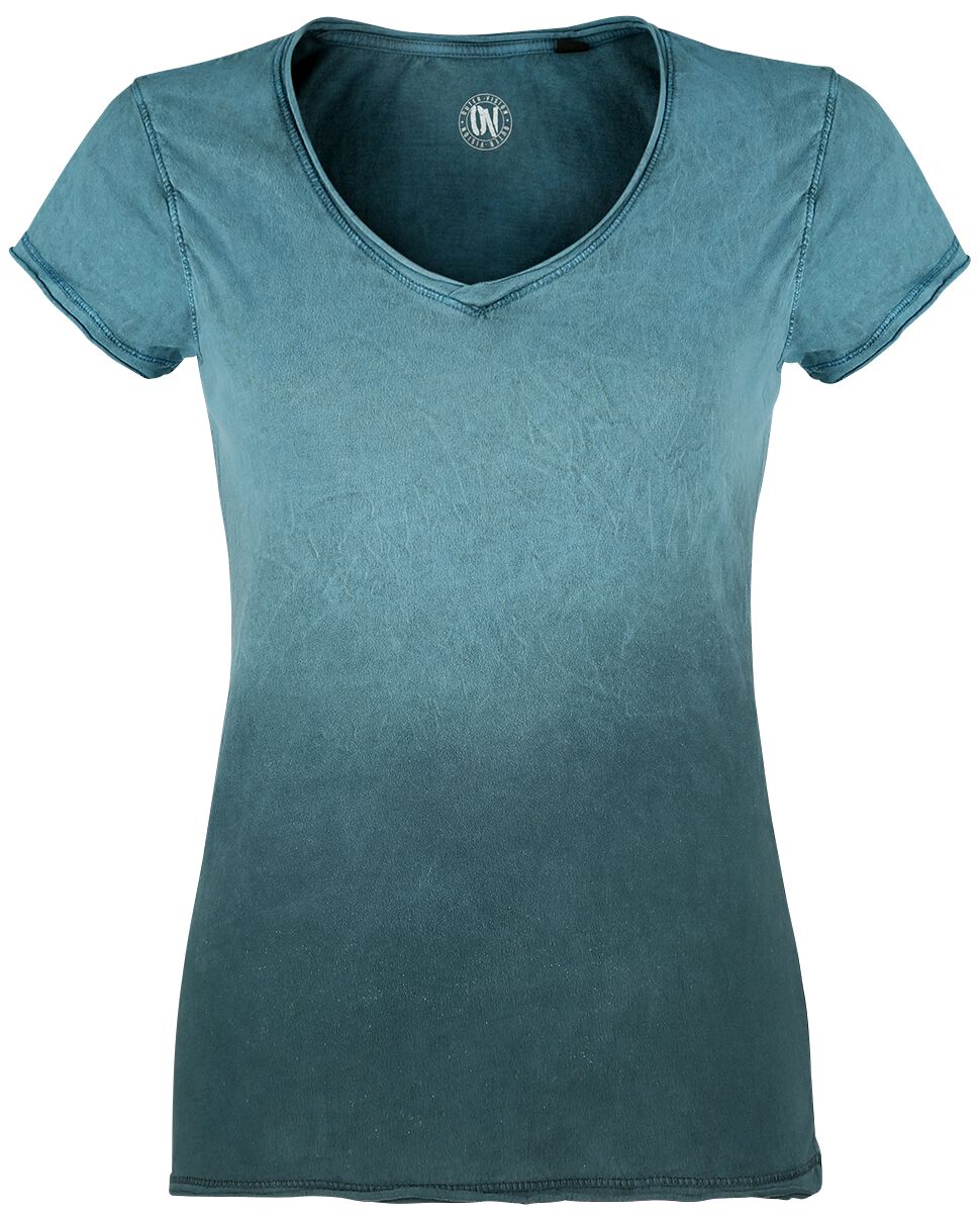 T-Shirt Manches courtes  de Outer Vision - Sasha - S à XXL - pour Femme - turquoise - Outer Vision