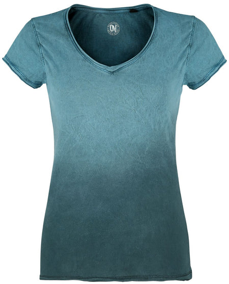 T-Shirt Manches courtes  de Outer Vision - Sasha - S à XXL - pour Femme - turquoise - Outer Vision