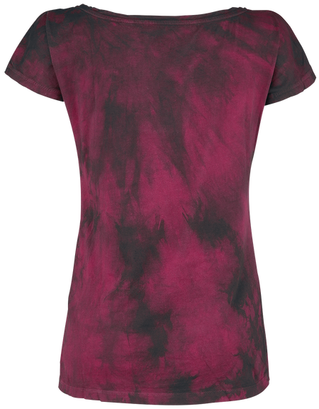 T-Shirt Manches courtes  de Outer Vision - Marylin - S à XXL - pour Femme - rouge/noir - Outer Vision - View 2