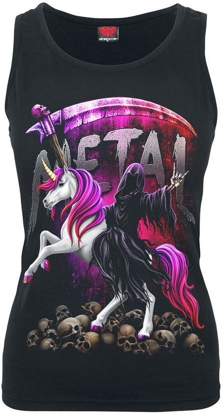 Top Gothic de Spiral - Metallicorne - S à XXL - pour Femme - noir - Spiral