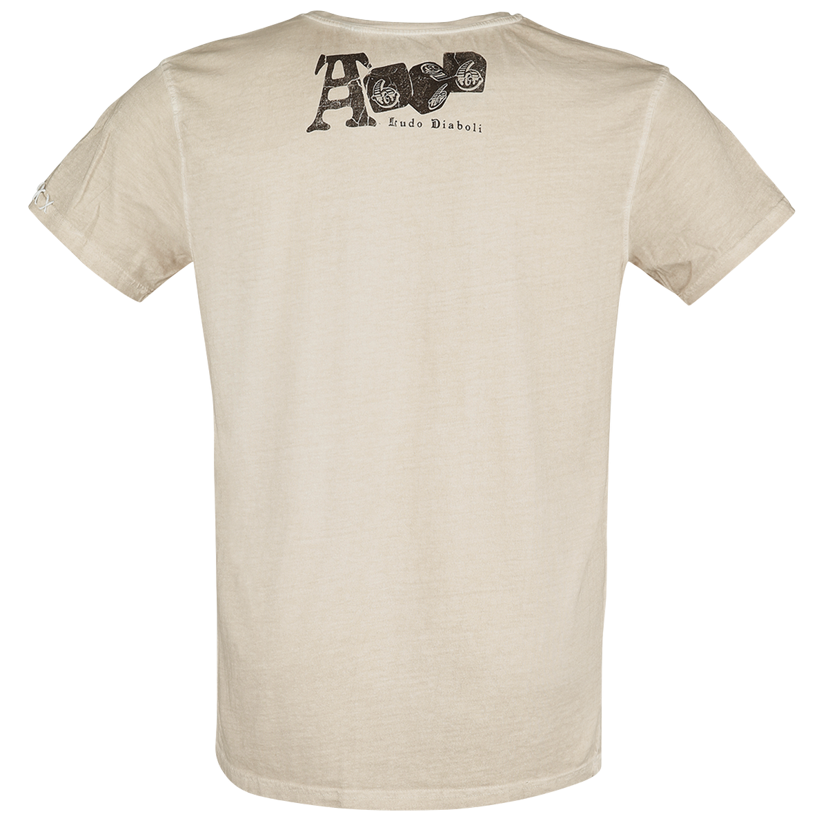 T-Shirt Manches courtes Rockabilly de Alchemy England - Devil's Saloon - M - pour Homme - beige - Alchemy England - View 2
