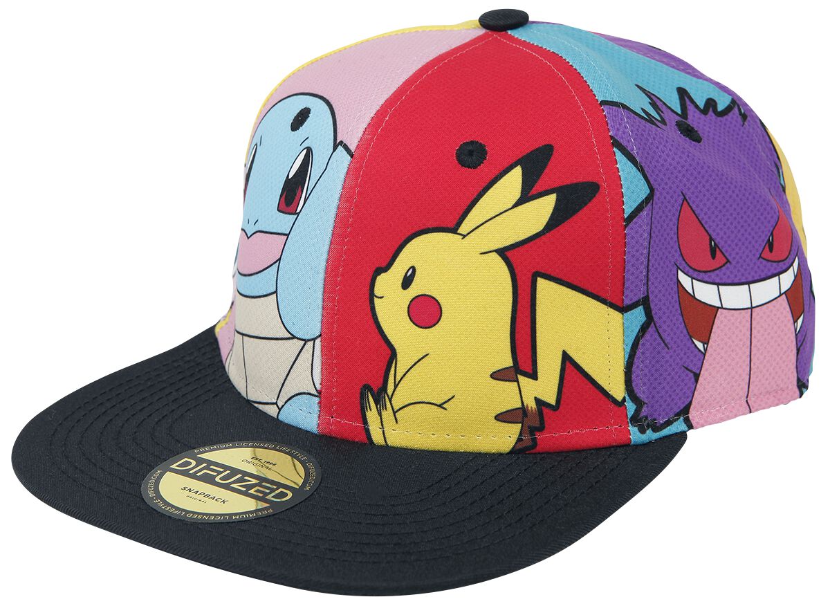 Casquette Gaming de Pokémon - Personnages - pour Unisexe - multicolore - Pokémon