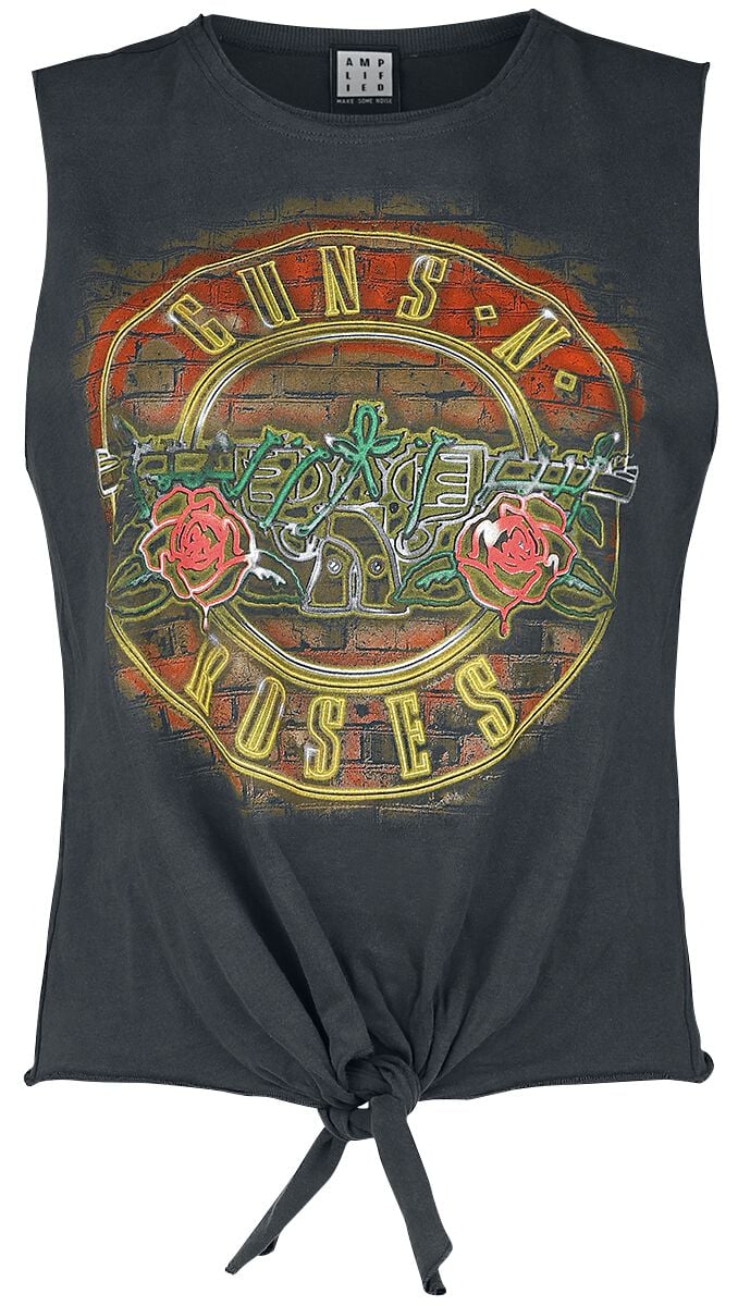 Top  de Guns N' Roses - Amplified Collection - Neon Bullet - S à XL - pour Femme - anthracite - Guns N' Roses