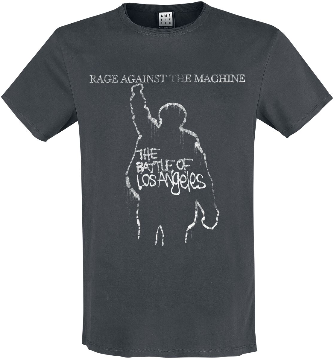 T-Shirt Manches courtes  de Rage Against The Machine - Amplified Collection - The Battle Of LA - S à 3XL - pour Homme - anthracite - Rage Against The Machine