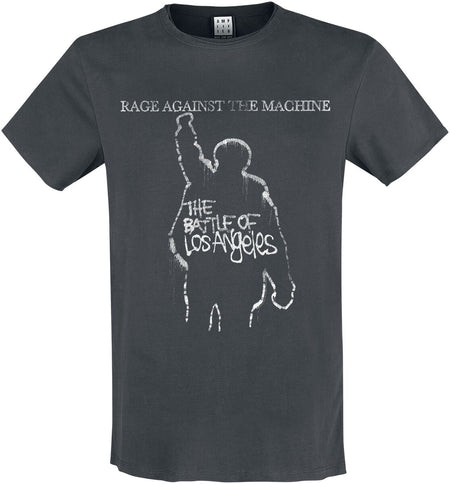 T-Shirt Manches courtes  de Rage Against The Machine - Amplified Collection - The Battle Of LA - S à 3XL - pour Homme - anthracite - Rage Against The Machine